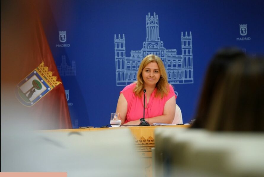 Inmaculada Sanz, vicealcaldesa y portavoz del Ayuntamiento. Foto: Gobierno de Madrid.