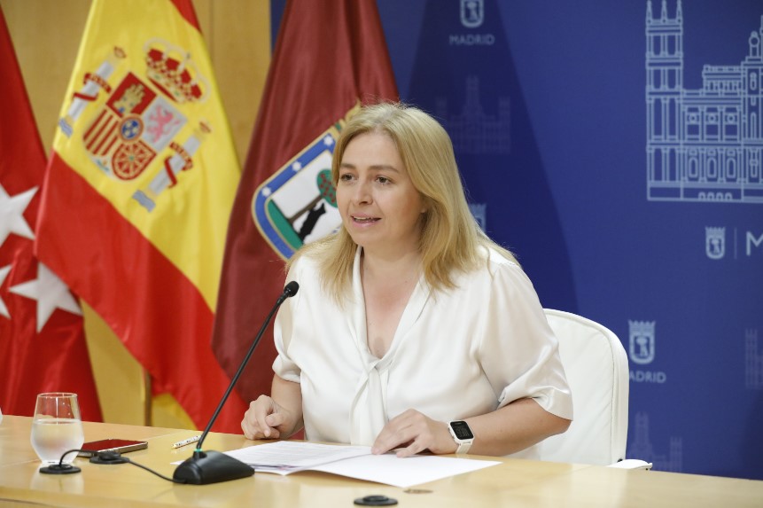 Inmaculada Sanz, portavoz municipal. Foto: Ayuntamiento de Madrid.