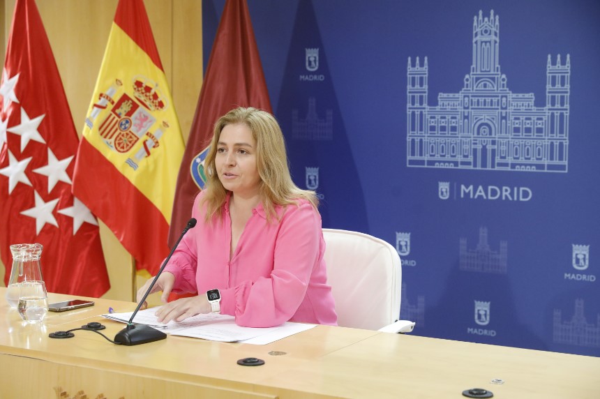 Inmaculada Sanz, portavoz y delegada de Seguridad y Emergencias. Foto: Gobierno de Madrid.