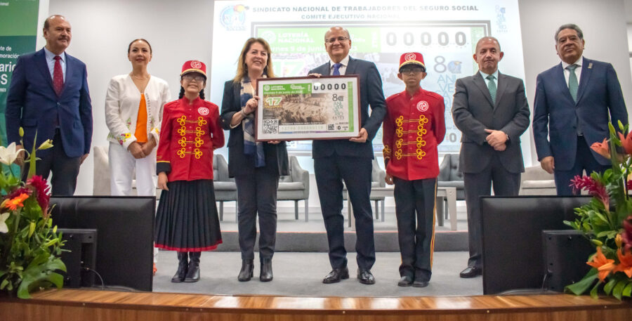 El Sindicato Nacional de Trabajadores del Seguro Social cumple 60 años. Fuente: Lotería de México.