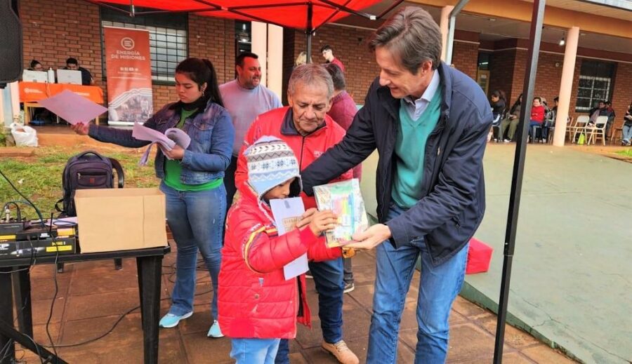 El presidente del IPLyC Misiones, Héctor Rojas Decut participó de las acciones. Foto: IPLyC Misiones.