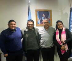 Ramón Vera se reunió con autoridades de La Rioja. Foto: AJALAR.