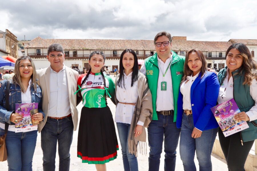 La icónica imagen de la Lotería de Boyacá está presente en la campaña. Foto: Lotería de Boyacá. 