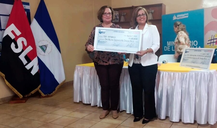 La meta anual establecida es de USD7.5m. Foto: Lotería Nacional de Nicaragua.