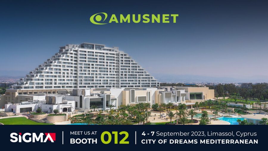 Amusnet estará en el stand 012 en el City of Dreams Mediterranean.