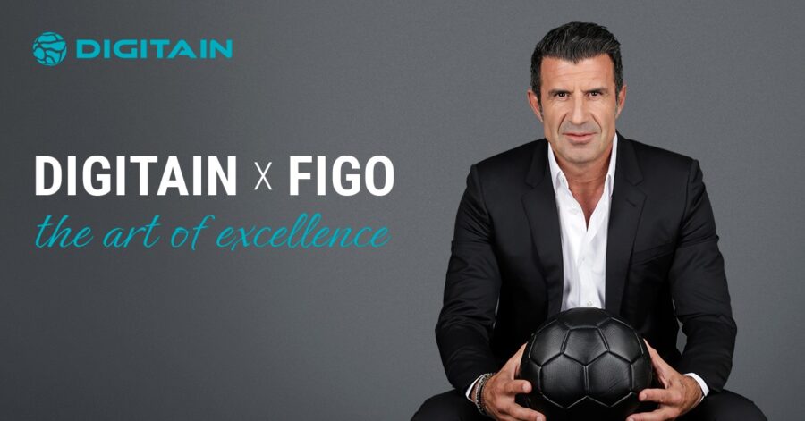 Luis Figo seguirá siendo un actor clave en la promoción de Digitain y mejorando la visibilidad de la marca.