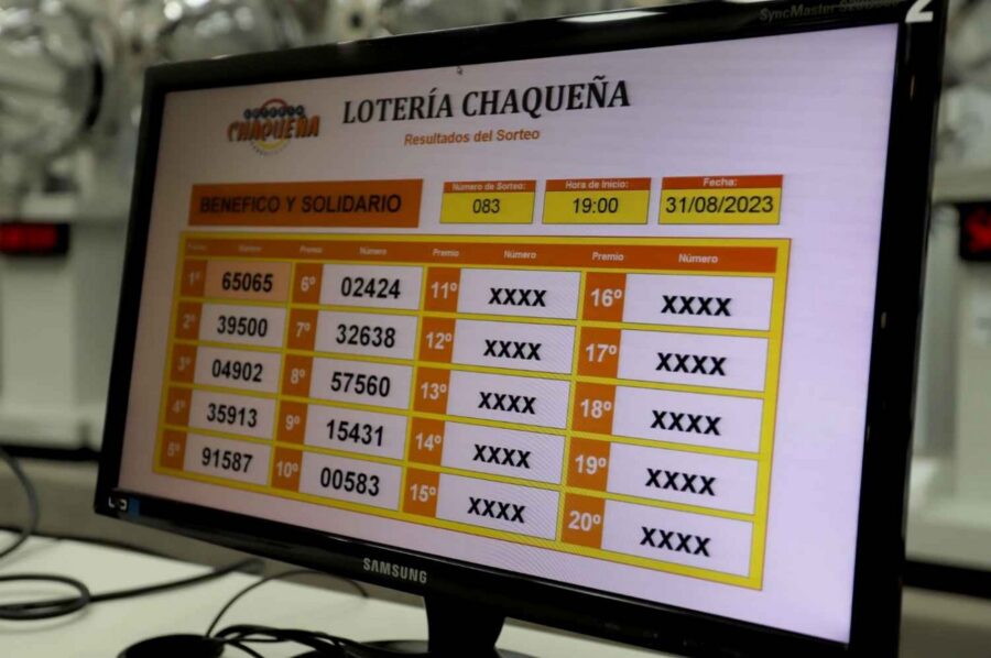 La Lotería Chaqueña realizó con éxito su Sorteo Benéfico. Foto: Lotería Chaqueña.