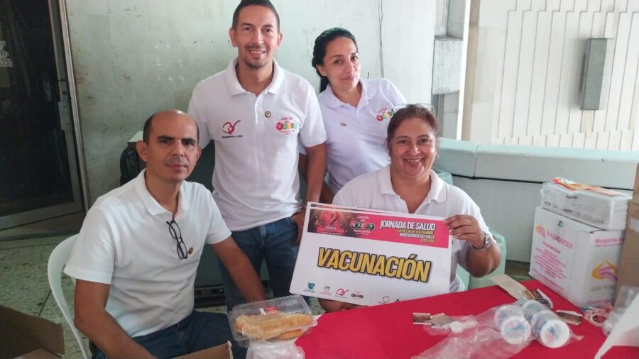 La institución celebró su aniversario cuidando la salud y el bienestar de sus loteros. Foto: Lotería del Valle.