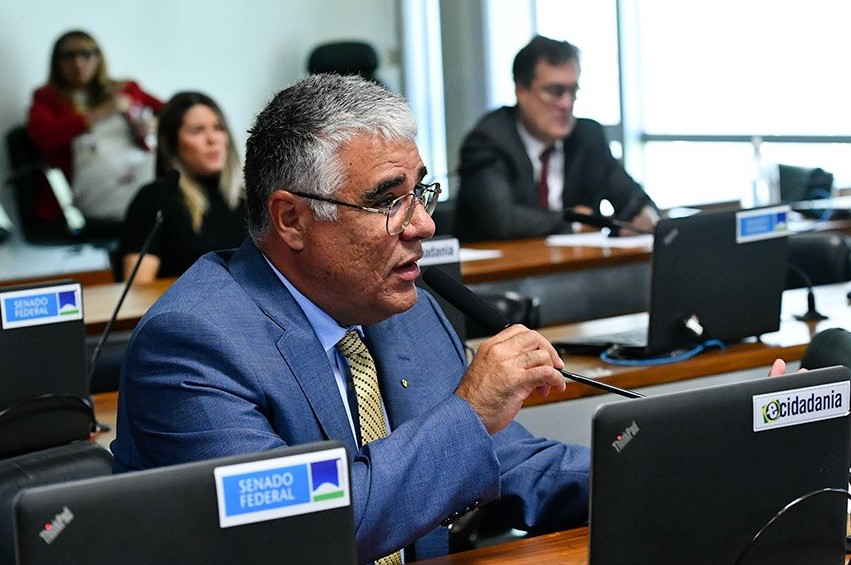 Senador Eduardo Girão (Novo-CE). Foto: Agencia Senado.