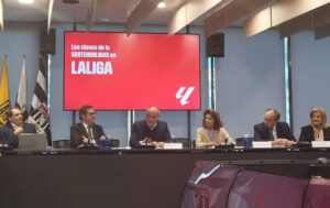 La jornada contó con la presencia del presidente de LaLiga, Javier Tebas. Fotos: ANESAR.