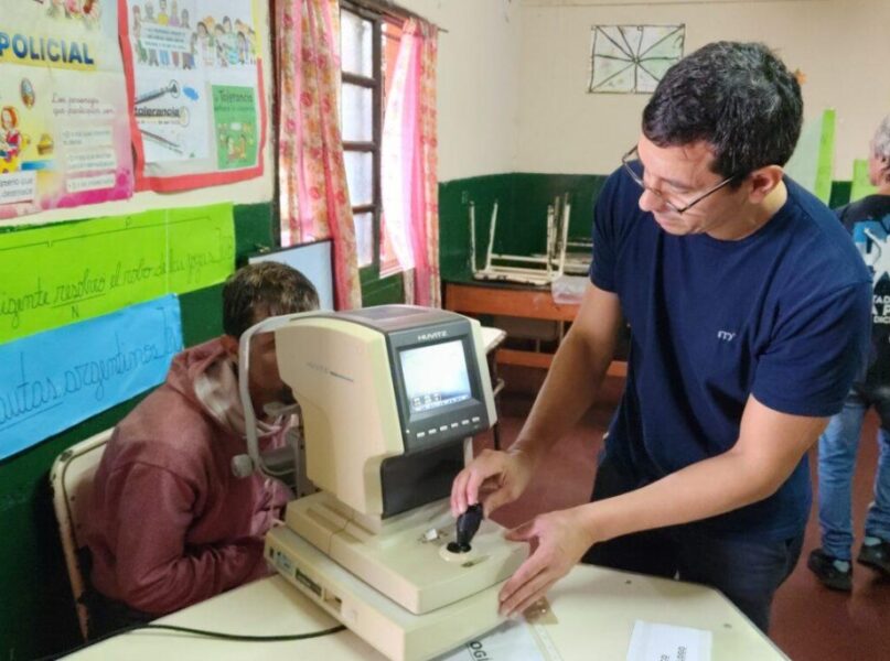 La atención oftalmológica registró una gran demanda. Foto: IPLyC Misiones. 