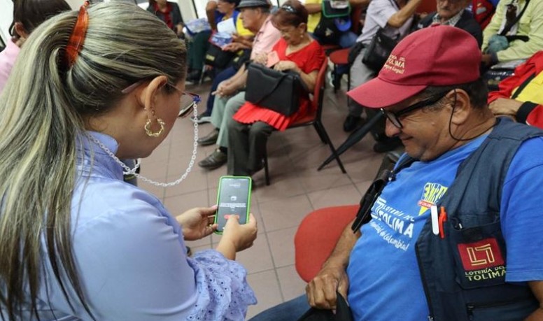 Comenzaron las capacitaciones a los loteros. Foto: Gobernación del Tolima. 