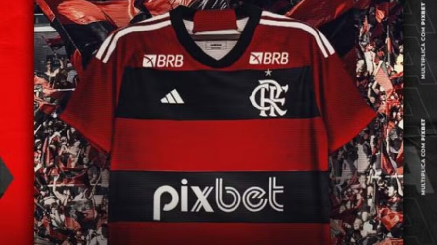 PIxbet auspicia al Flamengo desde 2022. Foto: Flamengo.