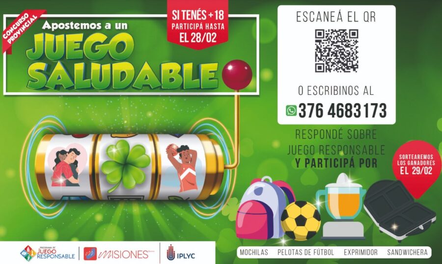 Las acciones comenzarán con el concurso “Apostemos a un juego saludable".