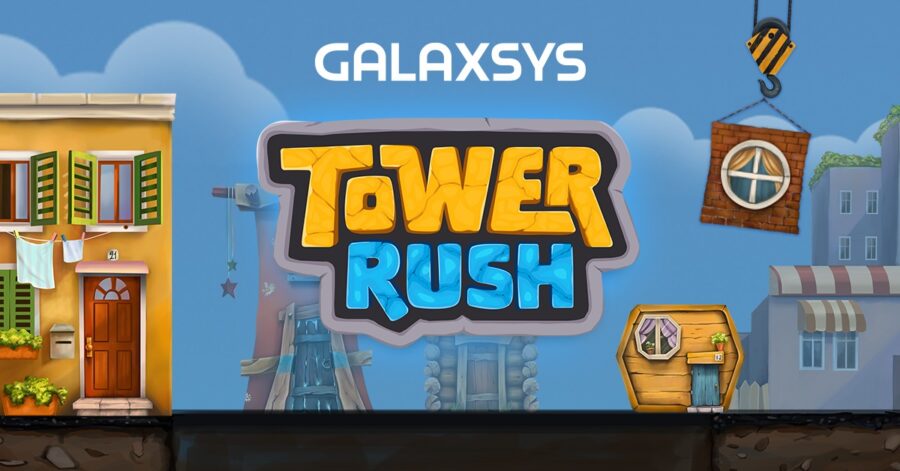 "Tower Rush" es un juego turbo único que ofrece a los jugadores hasta tres pisos de bonificación únicos.