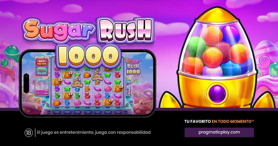 Pragmatic Play presenta una “versión extra endulzada” de un clásico en “Sugar Rush 1000”