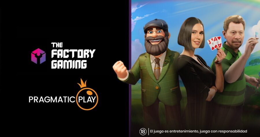 Los socios operadores de Factory Gaming se beneficiarán del galardonado portafolio de Pragmatic Play.