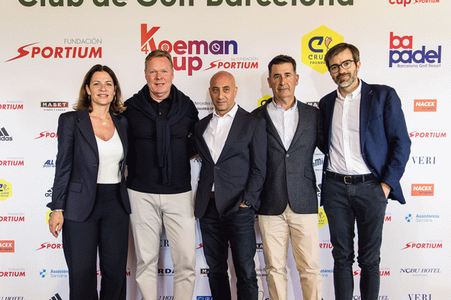 El torneo benéfico que apadrina Ronald Koeman contará se realizará en julio. Foto: Fundación Sportium