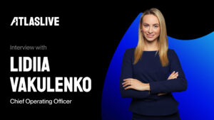 Lidiia Vakulenko, directora de operaciones de Atlaslive.