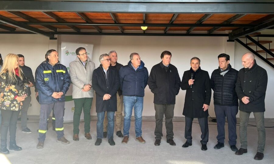 La inauguración contó con la presencia de autoridades provinciales. Foto: Lotería de Río Negro.