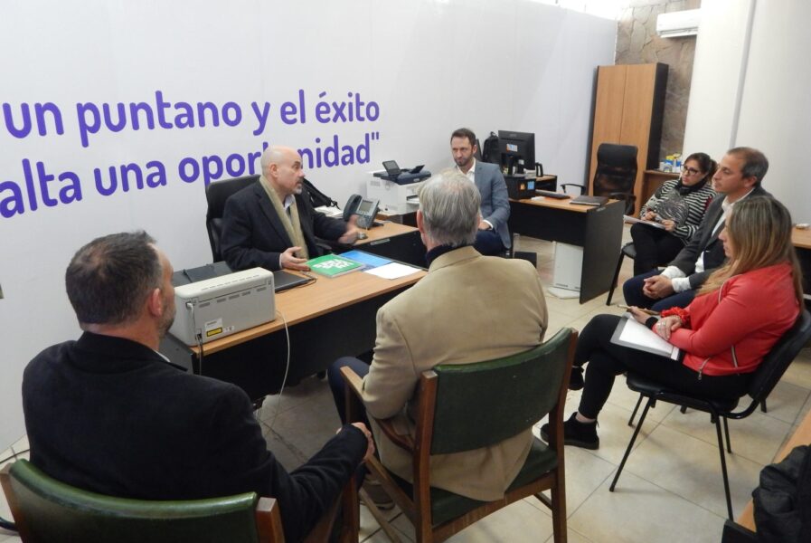 Héctor Mazzina, titular de la entidad, durante la presentación de la campaña. Foto: Agencia San Luis.