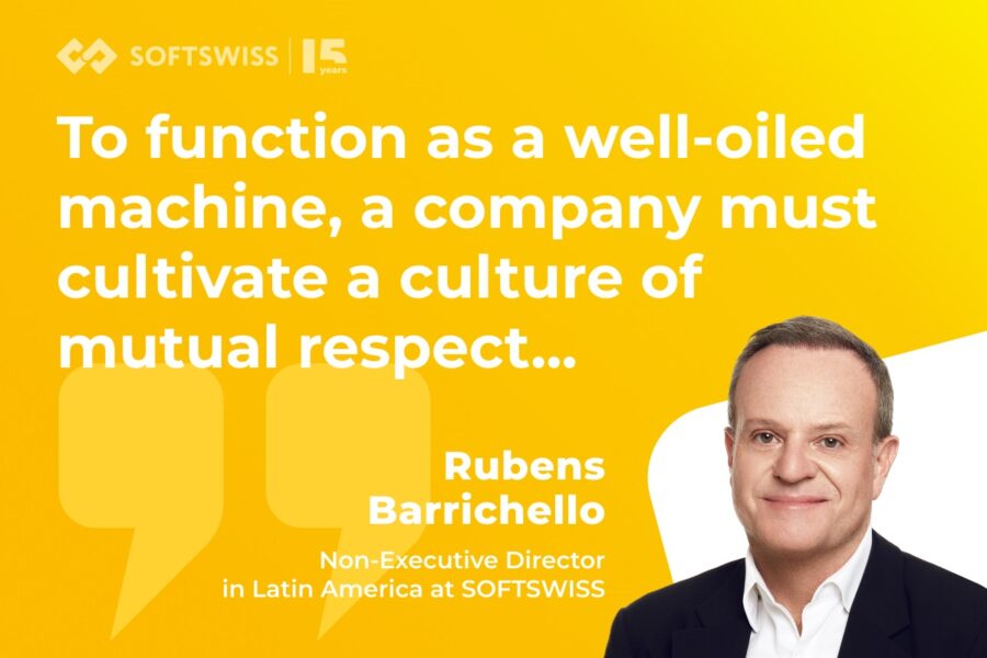 Rubens Barrichello, director no ejecutivo en América Latina de SOFTSWISS.