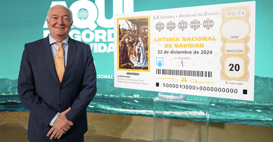 El presidente de SELAE, Jesús Huerta, presentó la campaña de verano. Foto: SELAE.