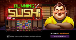 "Running Sushi" es el último lanzamiento de Pragmatic Play.