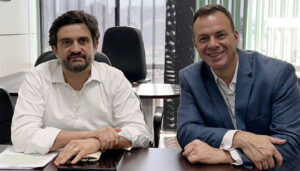 Giovanni Rocco Neto y Plínio Lemos Jorge se reunieron en Brasilia. Foto: ANJL.