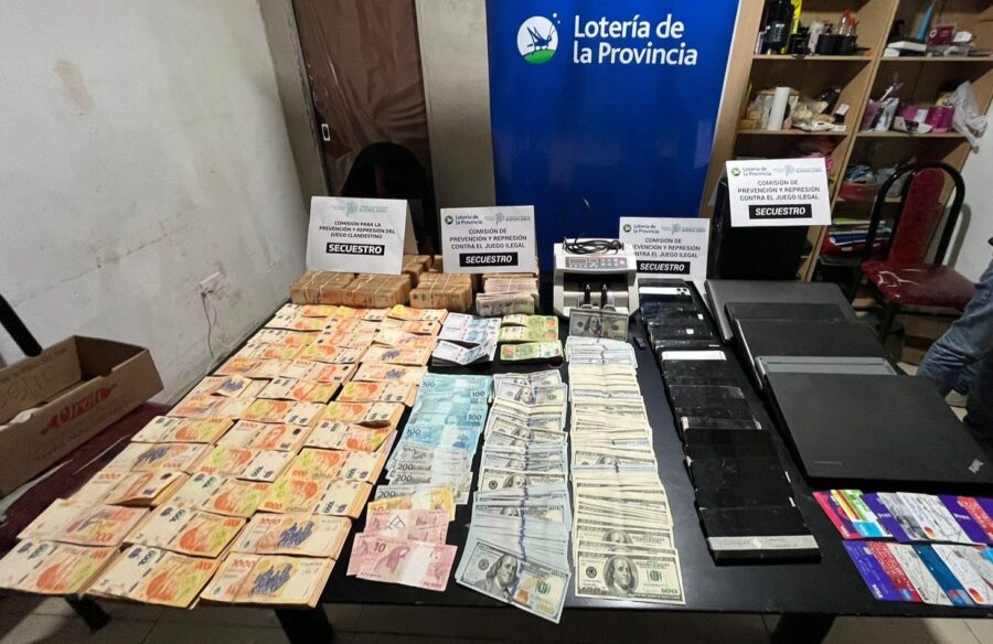 El total de bienes y dinero incautado a la banda asciende a más de USD200.000.