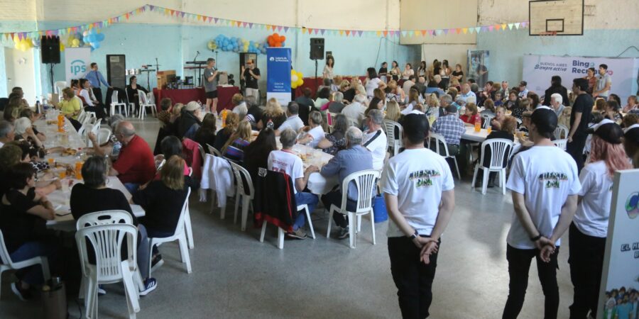 El bingo recreativo ya recorrió Luján, Colón, Mar del Plata y San Andrés de Giles. Foto: IPLyC Buenos Aires. 