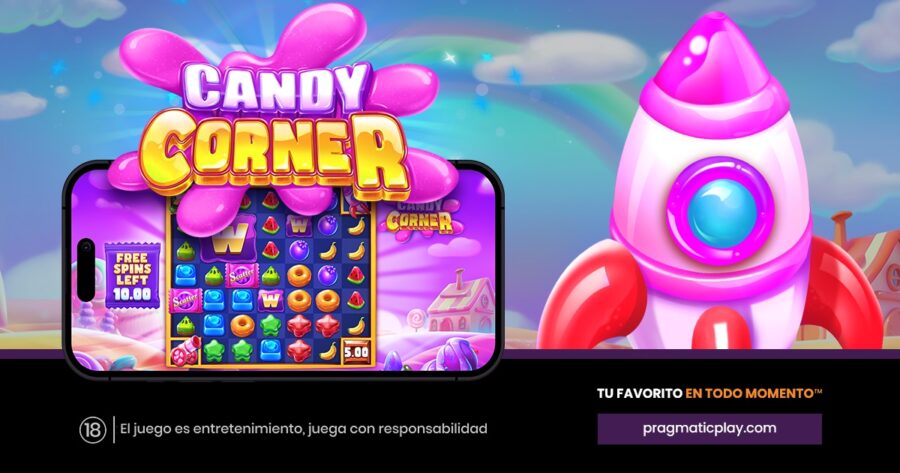 "Candy Corner" es un juego que ofrece ganancias de hasta 10.000x.