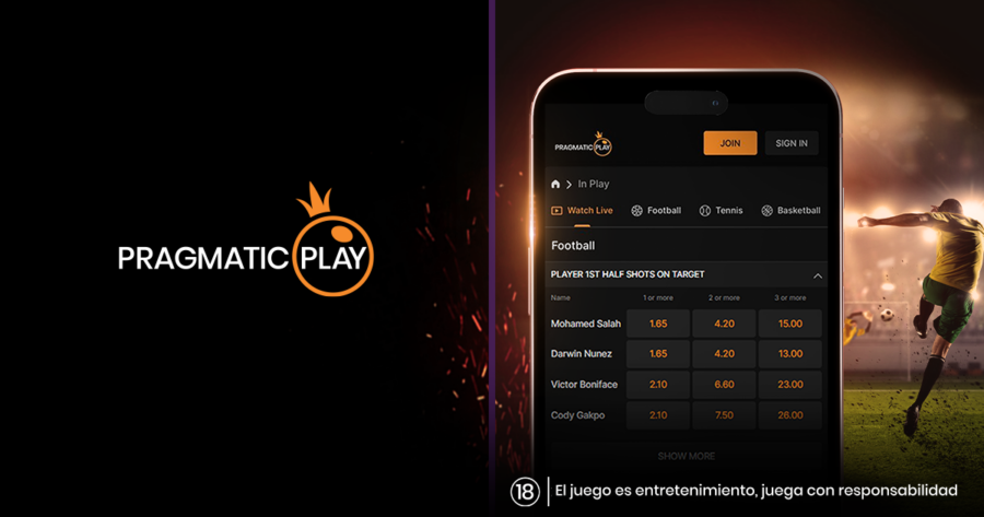 Pragmatic Play sigue ampliando su oferta de apuestas deportivas.