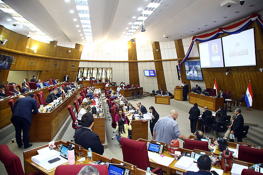 El texto pasará al Ejecutivo para su promulgación. Foto: Cámara de Diputados Paraguay. 