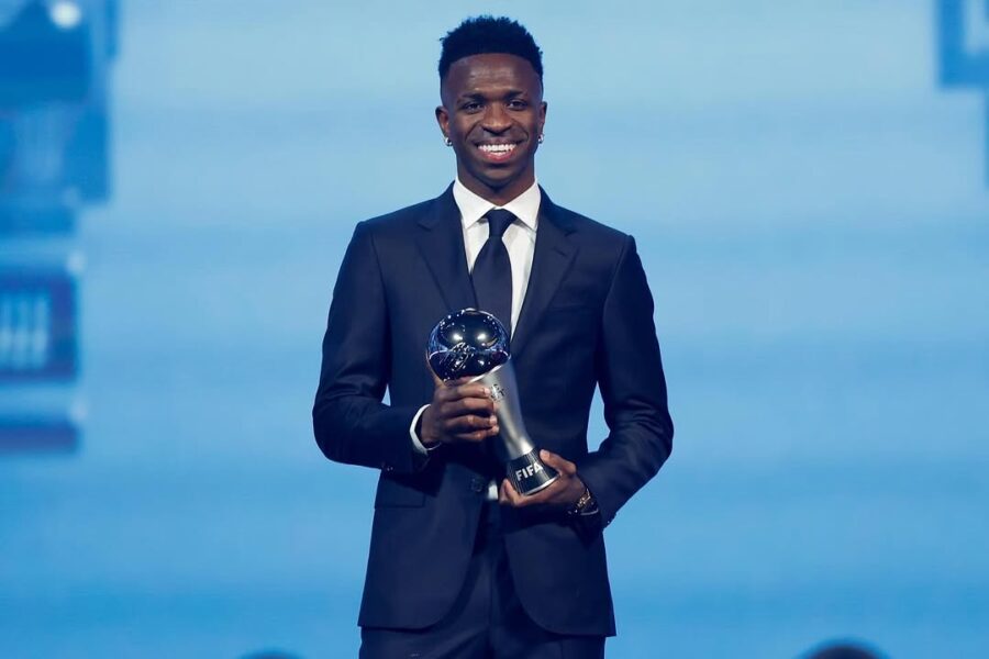 Vinicius Júnior fue reconocido como el mejor futbolista del mundo con el premio The Best 2024 de la FIFA. 