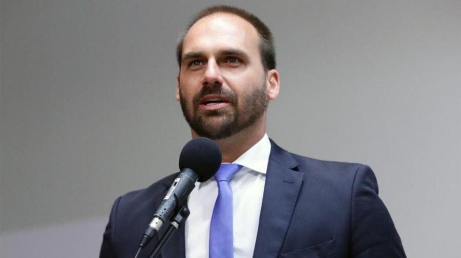 Eduardo Bolsonaro, diputado autor del proyecto.