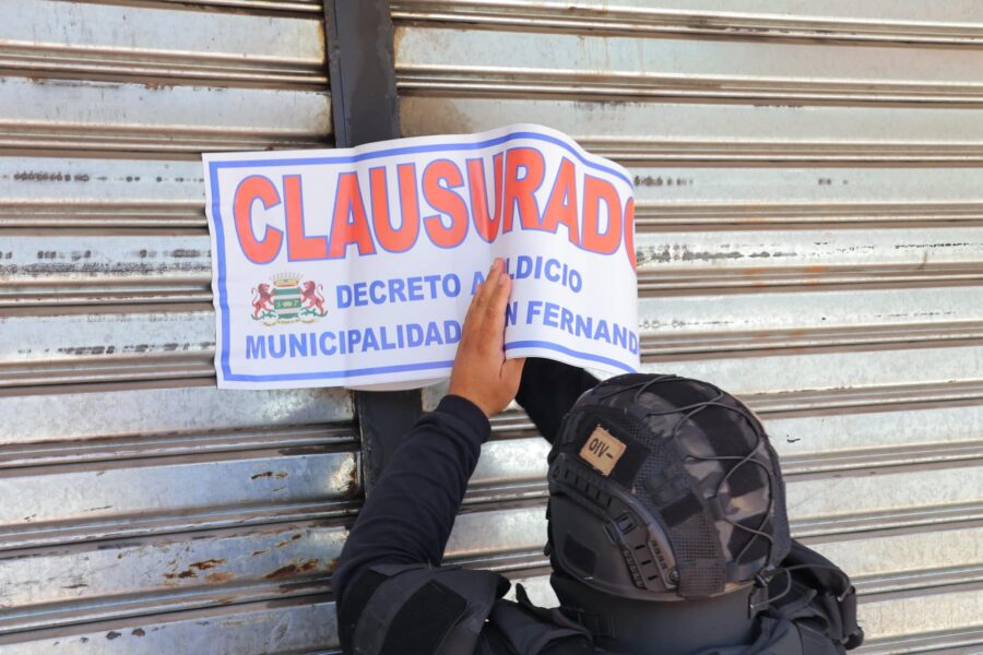 El jefe comunal, Pablo Silva Pérez, celebró los cierres. Foto: Municipalidad de San Fernando.