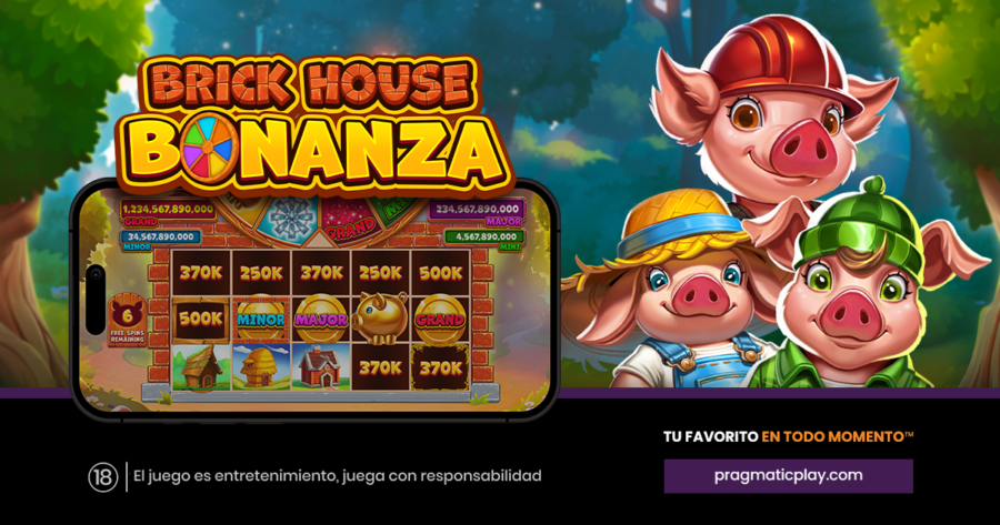 Pragmatic Play invita a los jugadores a descubrir su último slot, «Brick House Bonanza»