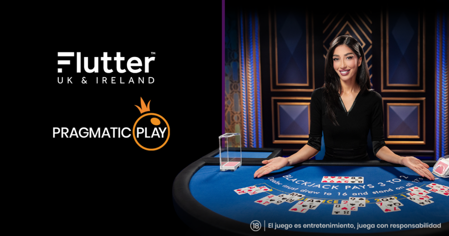 Pragmatic Play firma un acuerdo con Flutter para convertirse en su proveedor exclusivo de mesas de casino en vivo en el Reino Unido e Irlanda