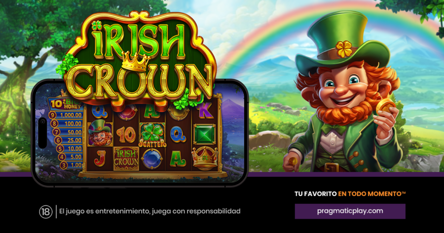 "Irish Crown" es la última incorporación al portafolio de Pragmatic Play.