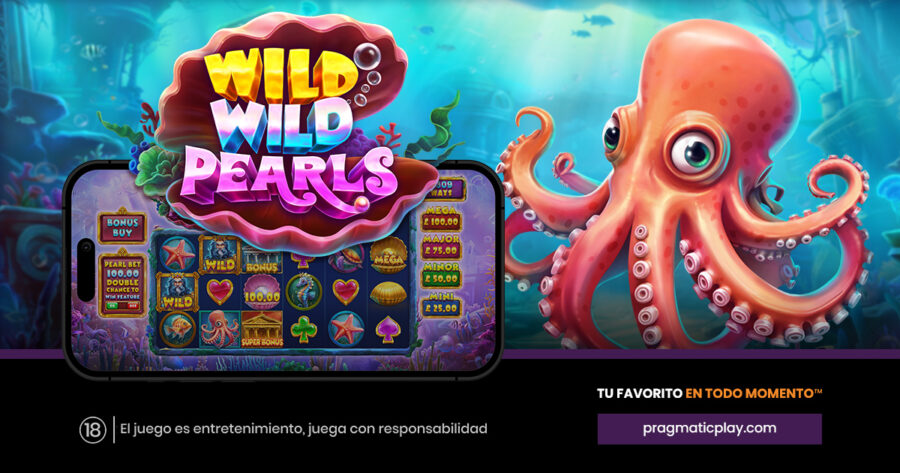 Pragmatic Play invita a los jugadores a bucear en busca de tesoros marinos en «Wild Wild Pearls»