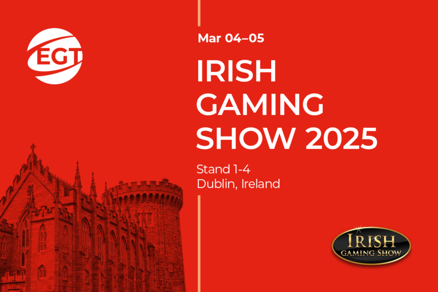 EGT presentará sus últimas innovaciones en el Irish Gaming Show 2025