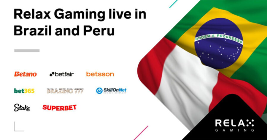 Relax Gaming continúa su expansión en LatAm tras ingresar a los mercados de Brasil y Perú