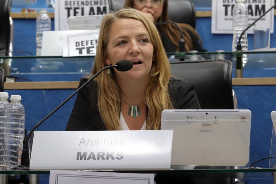 Ana Marks, legisladora de la Provincia de Río Negro.