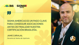 Jaime Carvajal, gerente de ventas internas de 1spin4win: "SiGMA Américas es un paso clave para conseguir asociaciones antes de finalizar nuestra certificación brasileña".