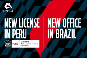 Altenar. Nueva licencia en Perú y nueva oficina en Brasil.