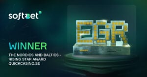 Quickcasino de Soft2Bet gana el premio “Nordics and Baltics – Rising Star” en EGR Europe Awards