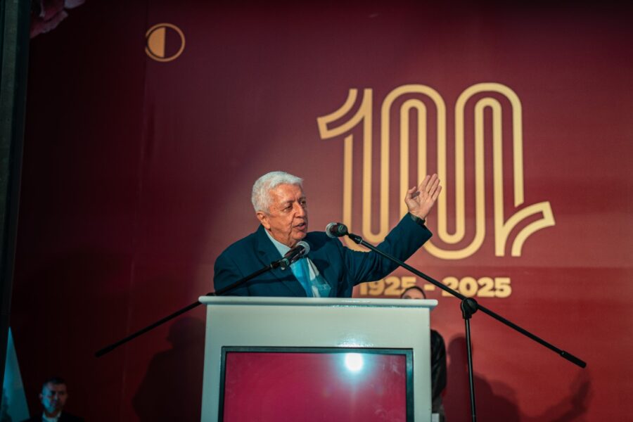 Marco Emilio Hincapié, titular de Coljuegos, durante los festejos del centenario de la Lotería del Tolima. Foto: Lotería del Tolima.