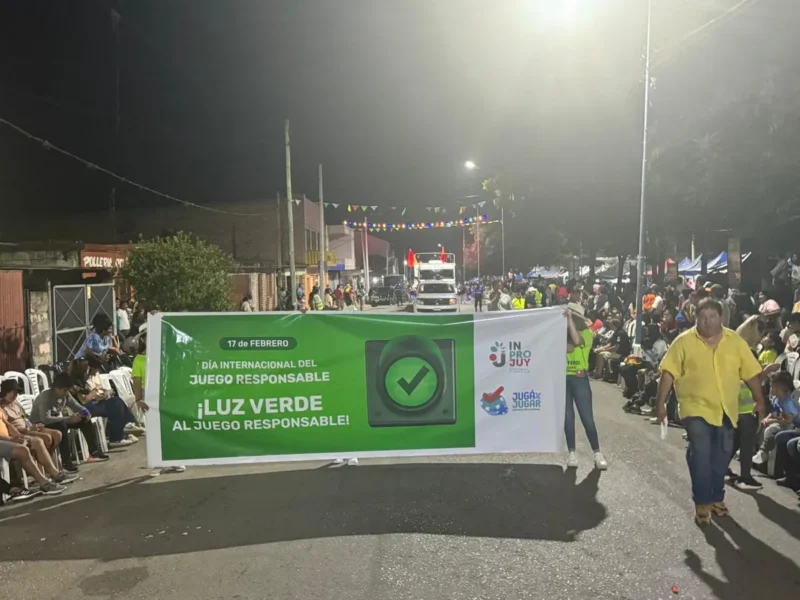 Juego responsable en Jujuy: InProJuy lleva su campaña a los festejos de Carnaval