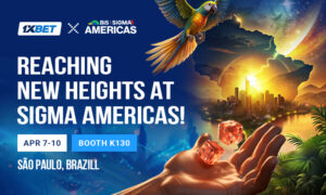 1xBet at SiGMA Americas 2025. Reaching new heights at SiGMA Americas.